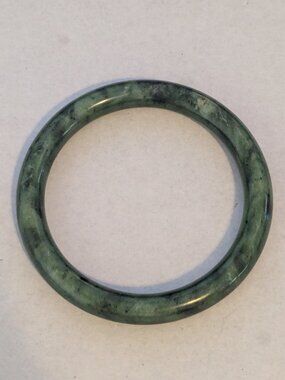 Genuine Nephrite Stone Jade Bangle Bracelet